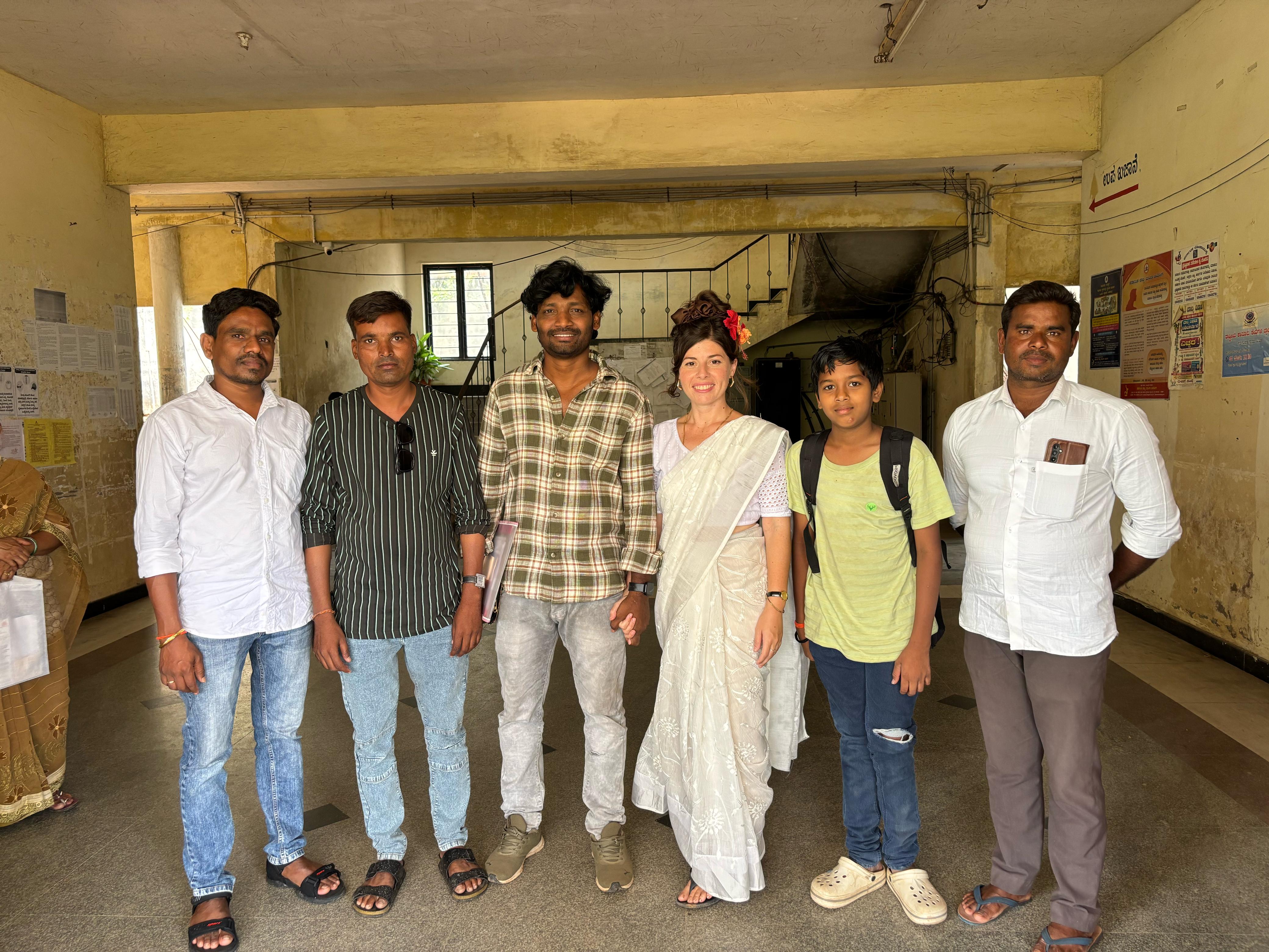 A relationship forged through career: A Gangavathi boy marries a London girl