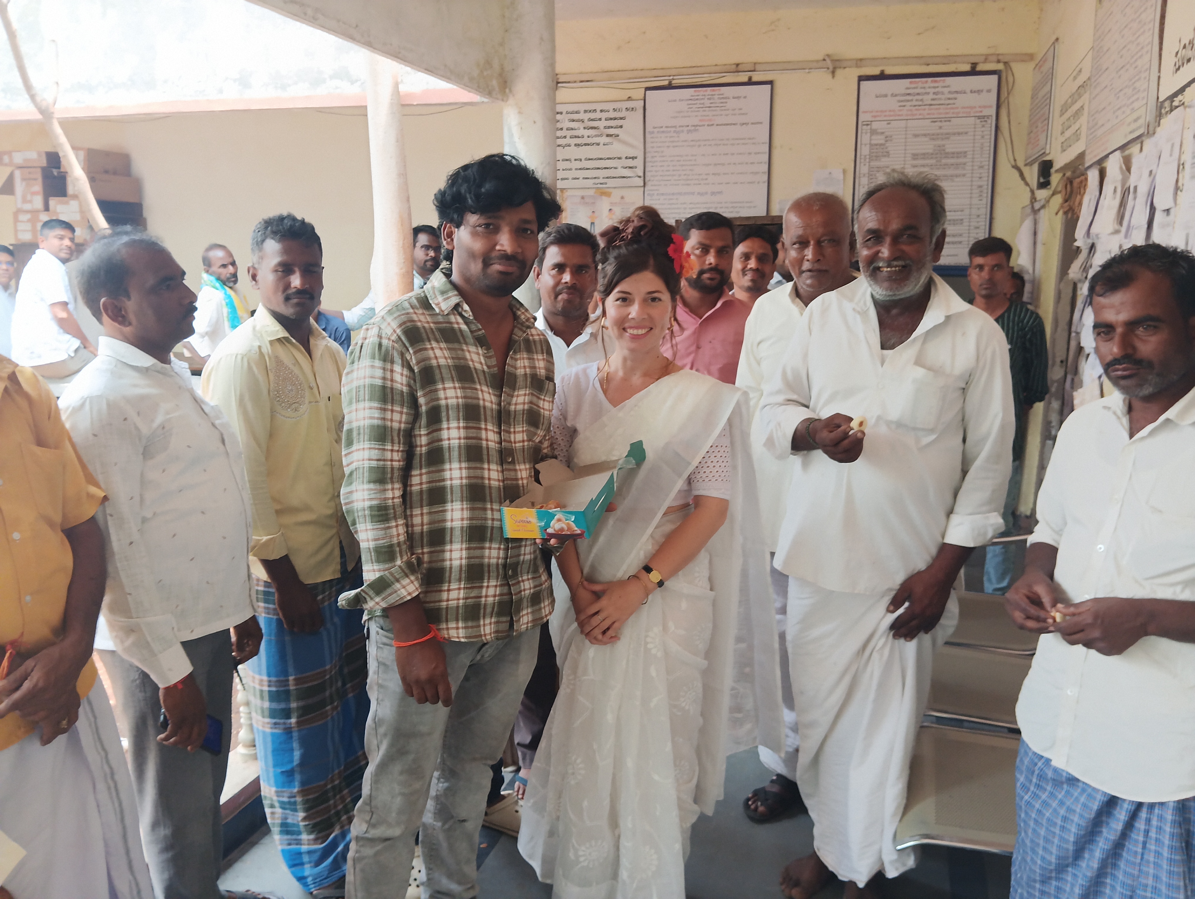 A relationship forged through career: A Gangavathi boy marries a London girl