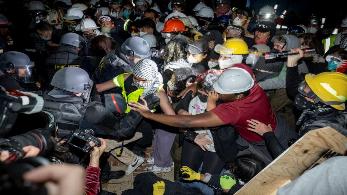 US CAMPUS PROTESTS