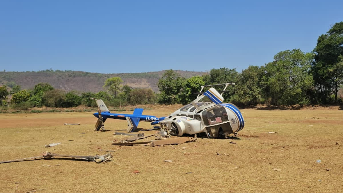 HELICOPTER CRASH IN MAHAD