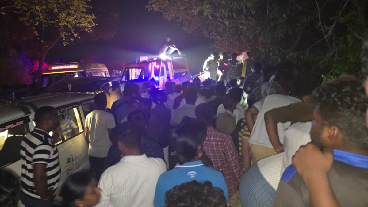 A seven-year-old boy died and 31 others were injured after a private tourist mini bus overturned on a hills road in Tamil Nadu's Coimbatore on Friday, police said.