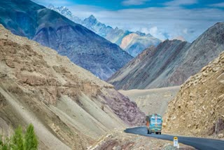 A landscape view of Ladakh