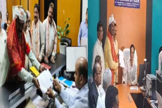 BJP MLA Candidates file Nomination