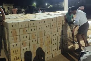 Illegal Liquor Bottles Police Seized