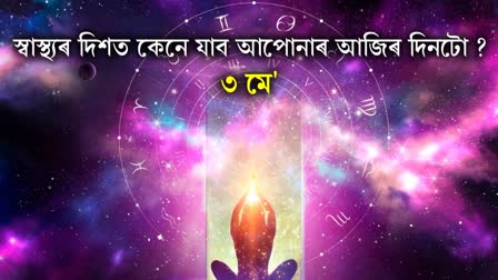 know your todays horoscope for health and wellness 3rd May 2024