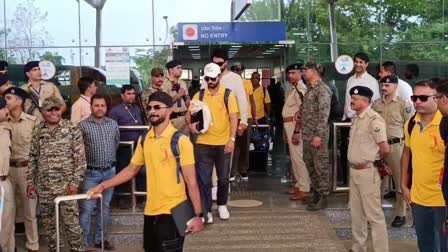 Chennai Super Kings team reached Dharamshala