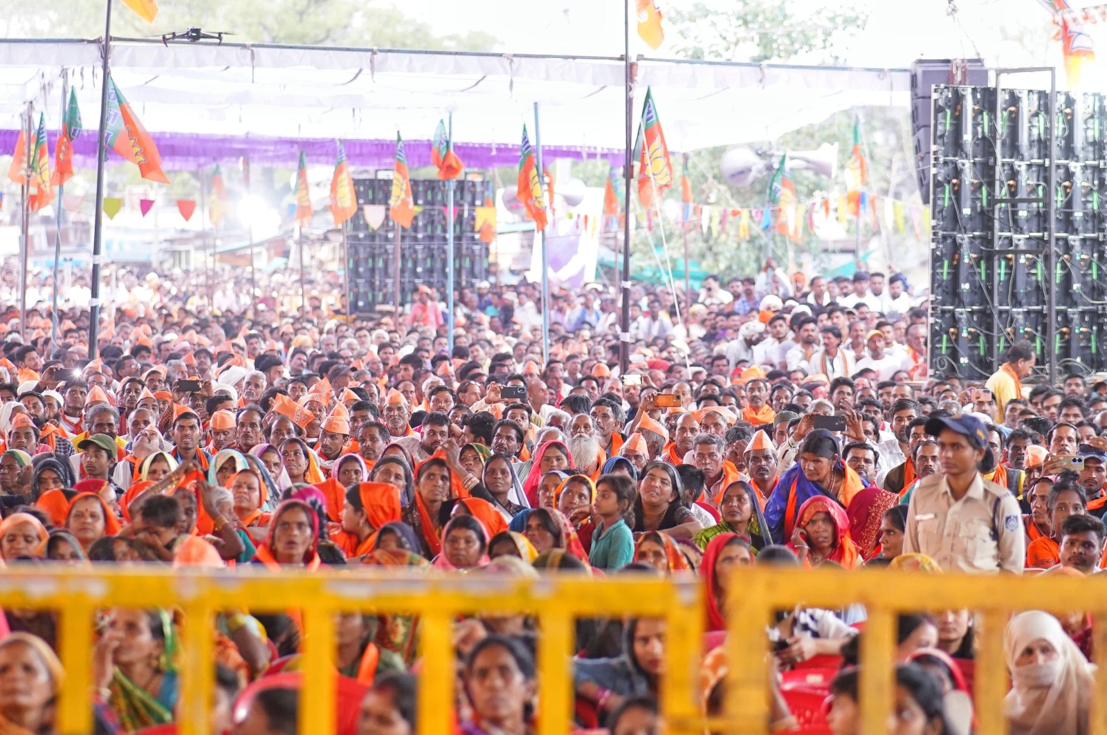 JP Nadda rally in Siroj