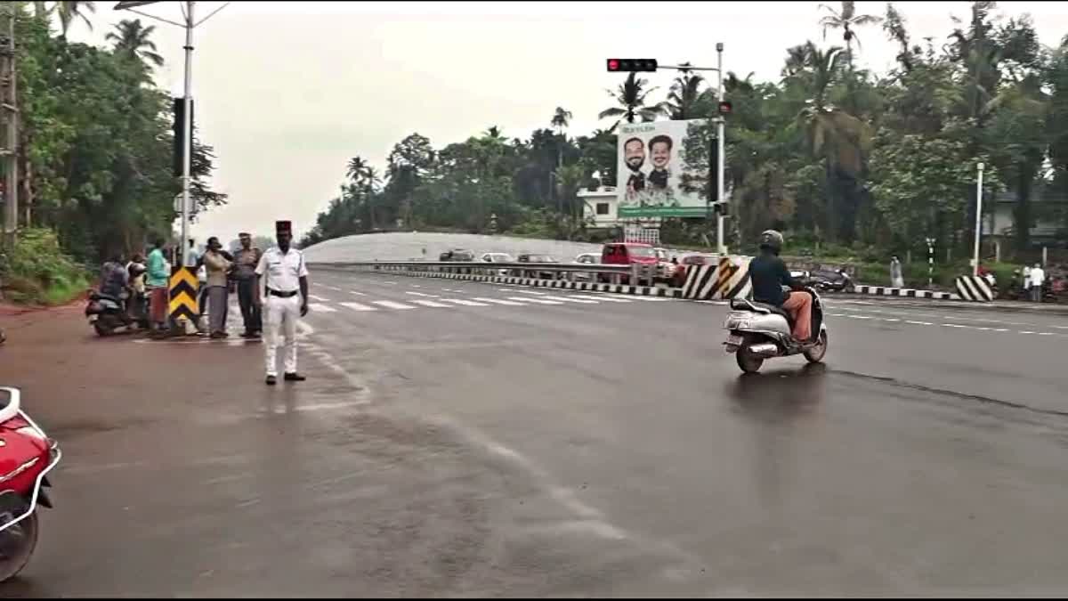 ഈസ്റ്റ് പള്ളൂർ സിഗ്നല്‍ ജങ്ഷന്‍  പള്ളൂർ സിഗ്നല്‍ ജങ്ഷന്‍ നിര്‍മാണം  EAST PALLUR SIGNAL JUNCTION ISSUE  ACCIDENT IN MAHE EAST PALLUR