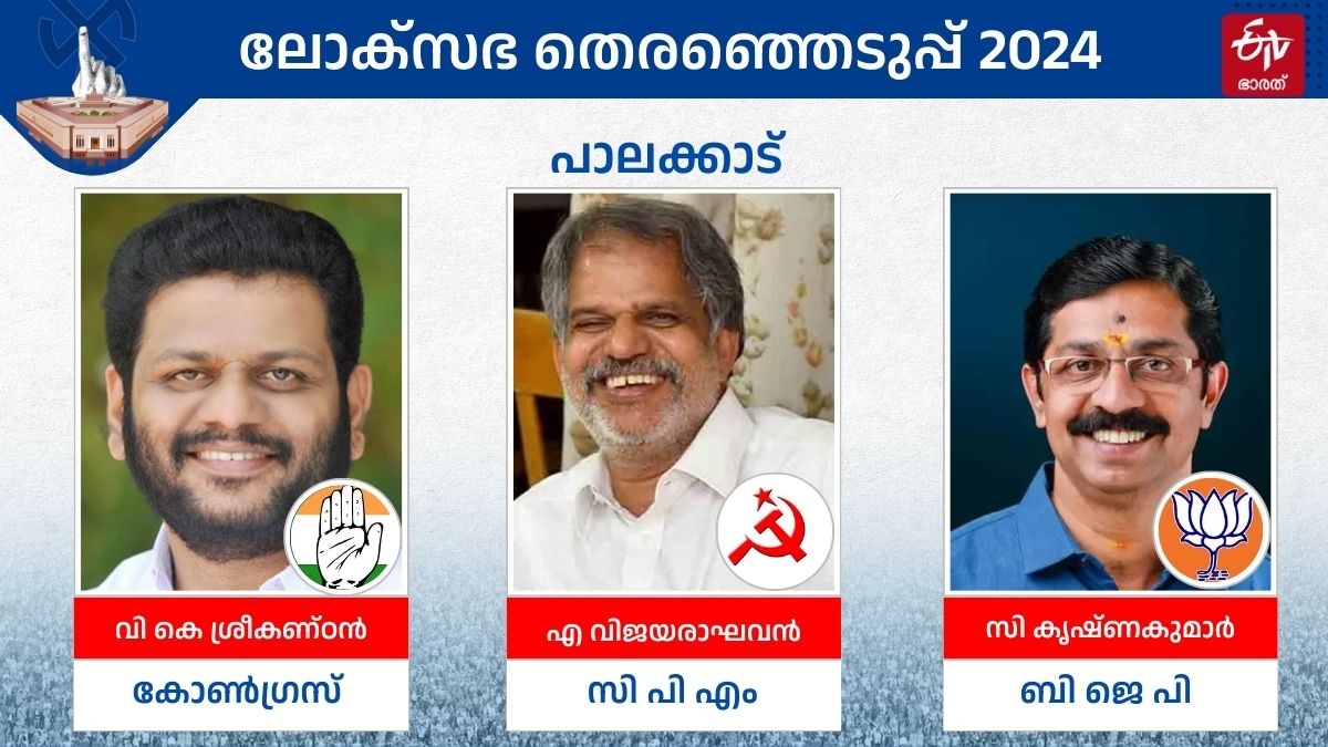 LOK SABHA ELECTION 2024  തെരഞ്ഞെടുപ്പ് 2024  KERALA LOKSABHA ELECTION RESULTS  പാലക്കാട് ലോക്‌സഭ മണ്ഡലം