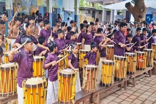 സ്‌കൂൾ പ്രവേശനോത്സവം  കുട്ടികളുടെ ശിങ്കാരിമേളം  GOVT MUP SCHOOL MAVOOR  SINKARI MELAM ON PRAVESHANOLSAVAM