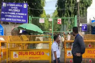 दिल्ली में मतगणना केंद्रों पर सुरक्षा को लेकर पुख्ता इंतजाम
