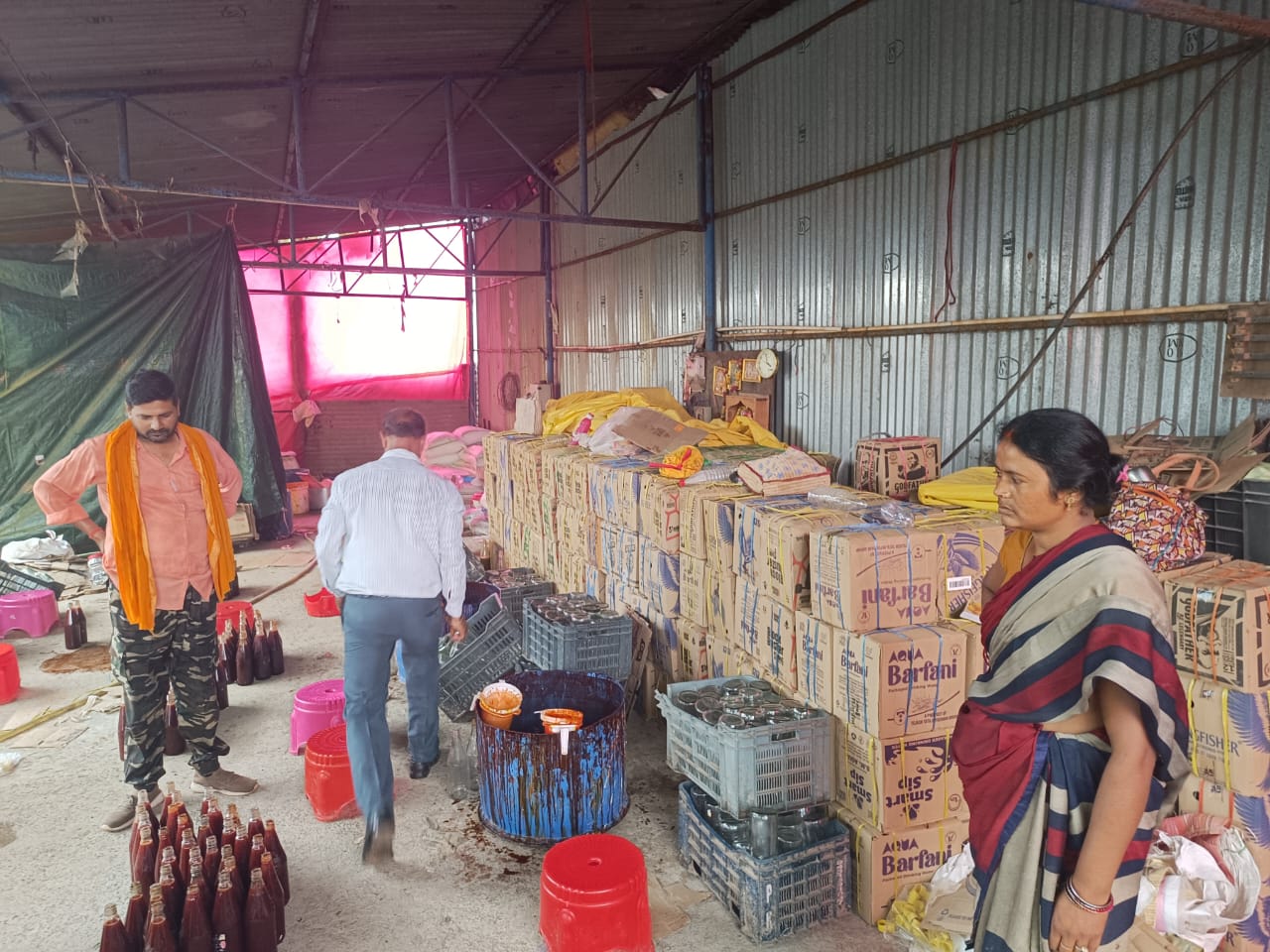 Food Safety Department team raid fake sauce and vinegar factory in Ranchi