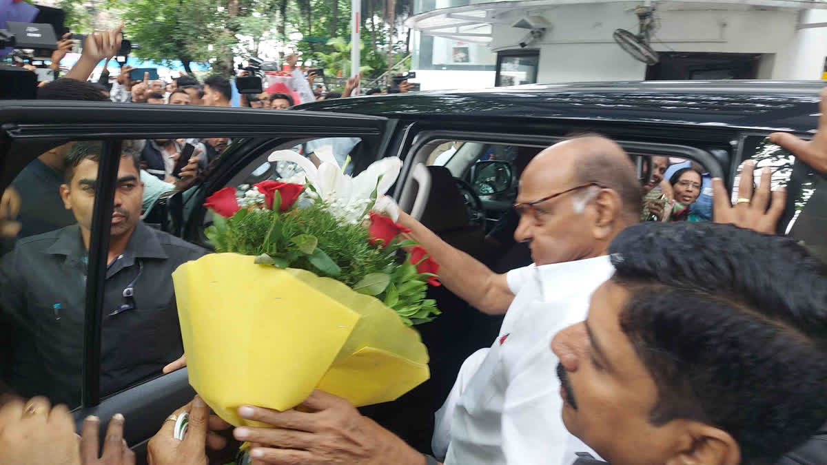 MH Maharashtra Political Crisis Sharad Pawar on Satara Visit for pay tribute Yashwantrao Chavan memorial at Pritisangam