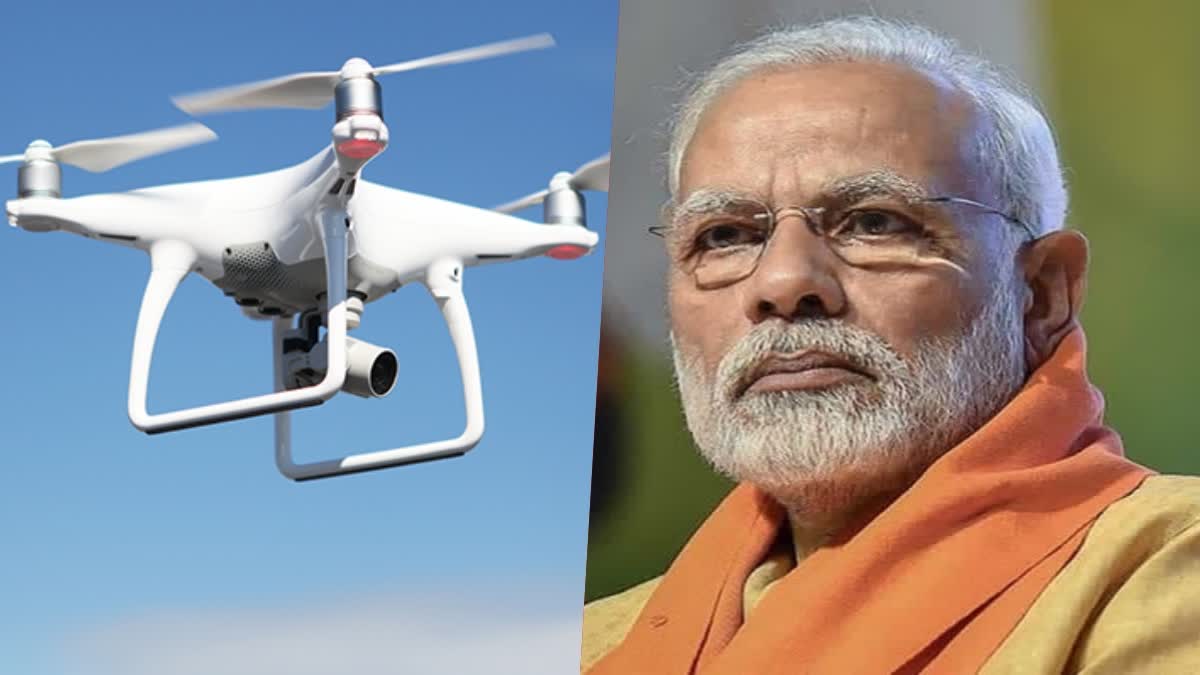 Unidentified drone in PM residence