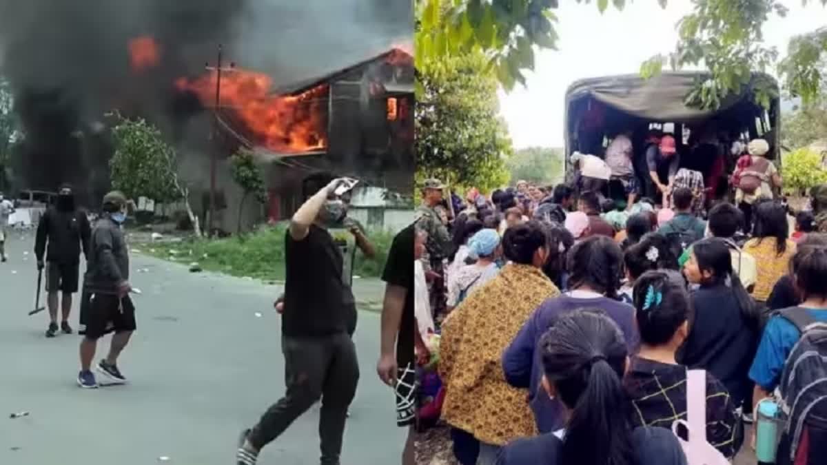 Etv BharatAbout 70,000 displaced, Manipur's riots destabilizing North East's regional peace and security, says Rights Group