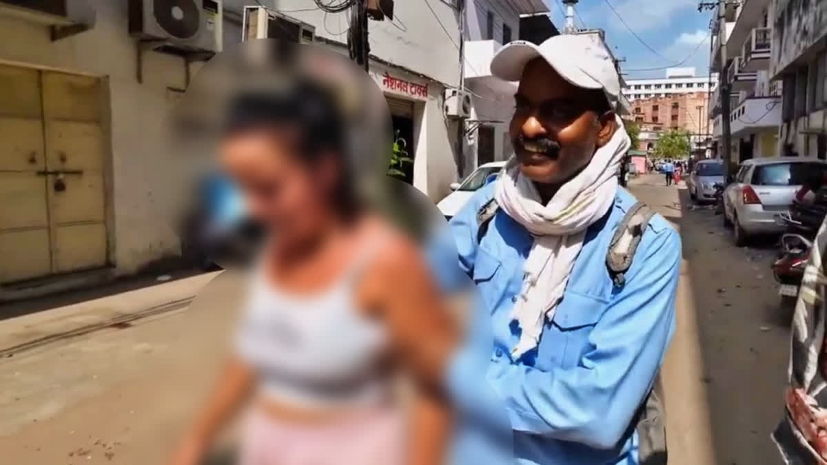 On camera, female foreign tourist touched inappropriately by man in Jaipur
