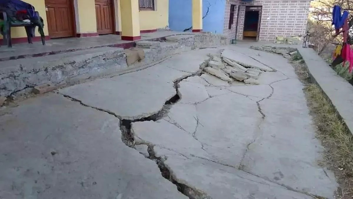 Cracks in Joshimath