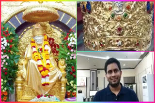 Devotee Donates Gold Crown to Shirdi Sai Baba Temple