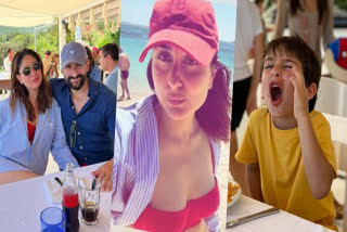 Bollywood actors Saif Ali Khan and Kareena Kapoor Khan are on holiday in Europe. After recently visiting London, the couple went to the seaside with their children Taimur Ali Khan and Jehangir Ali Khan, often known as Jeh. On Monday, Kareena took to her social media handle and shared a couple of pictures from her latest outing with Saif and Taimur relaxing at a restaurant by the seaside.