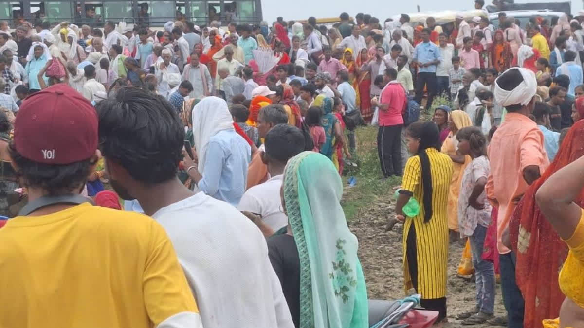 Aftermath of the Hathras tragedy struck, scores of family members and relatives ran to and fro in a mad rush to look for their near and dear ones