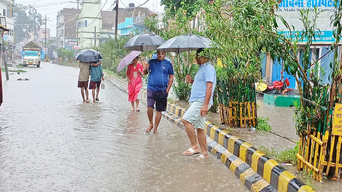 गोपालगंज में बारिश