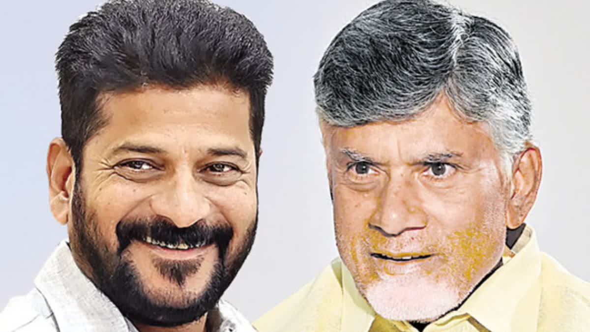 CM Revanth Reddy (Left) and CM Chandrababu Naidu (Right)