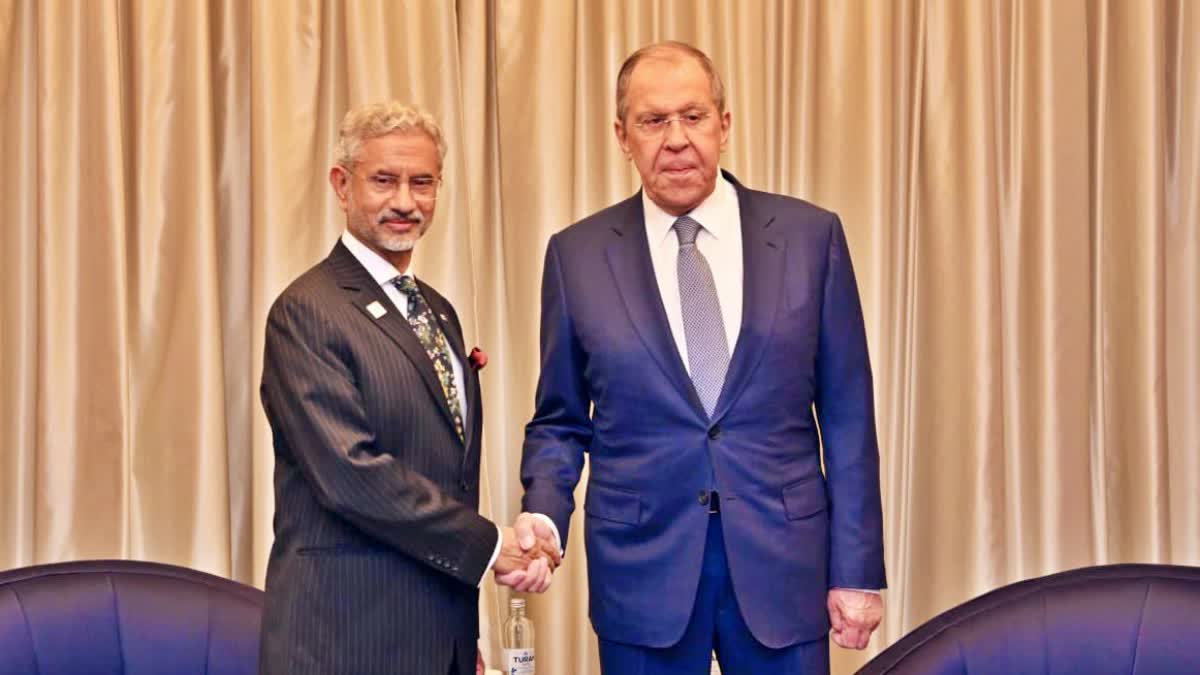 S Jaishankar Sergey Lavrov Meeting in Astana
