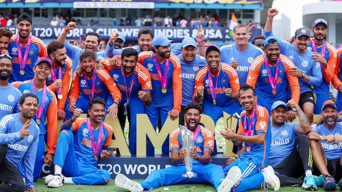 INDIAN CRICKET TEAM  ROHIT SHARMA  PRIME MINISTER NARENDRA MODI  T20 WORLD CUP 2024