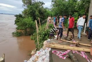 କୂଳ ଲଙ୍ଘୁଛି ମହାନଦୀ ଓ ତେଲନଦୀ, ଆତଙ୍କିତ ଅବସ୍ଥାରେ ନଦୀ କୂଳିଆବାସୀ