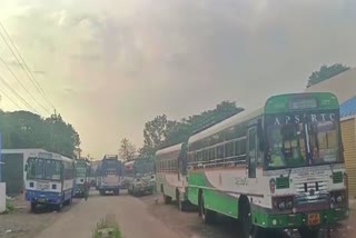 Rental Bus Owners Strikre Jaggayyapeta