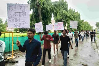 Indore Students protest