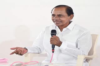 KCR Meet BRS Activists at Erravalli