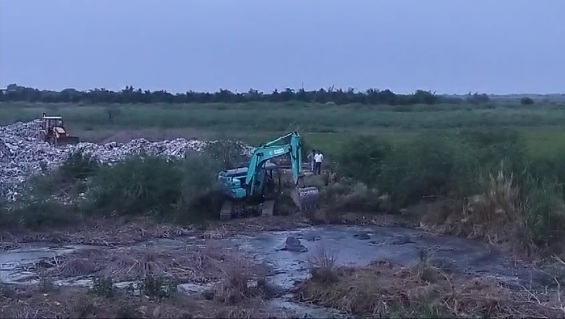 Morena factory water in River