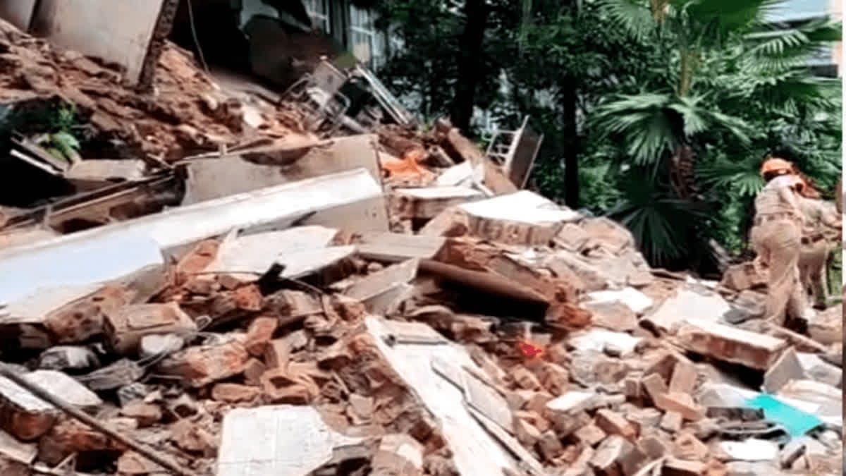 Woman Dies In Building Collapse At Kottayam Medical College