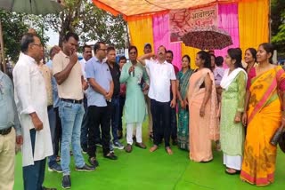 KORBA TEACHERS ORGANIZATION PROTEST