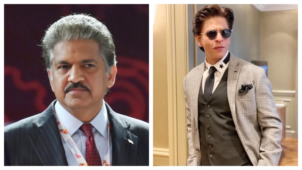 Anand Mahindra And  Shah Rukh Khan