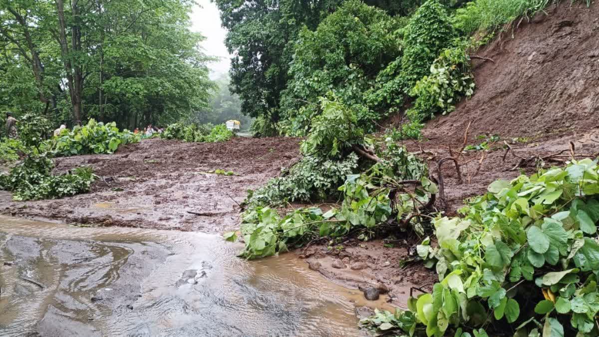 Mountain Debris Fll On National Highway