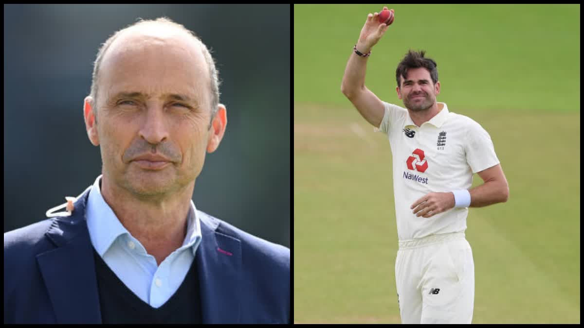 Nasser Hussain and James Anderson