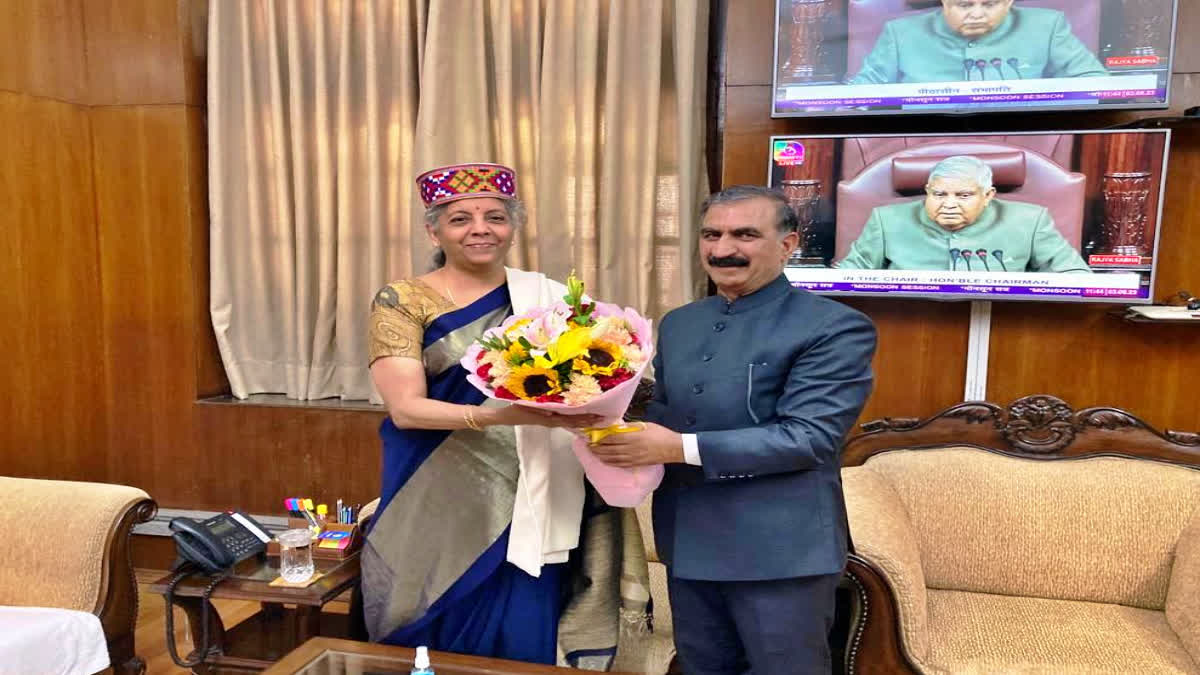 CM Sukhvinder Singh Sukhu met Nirmala Sitharaman