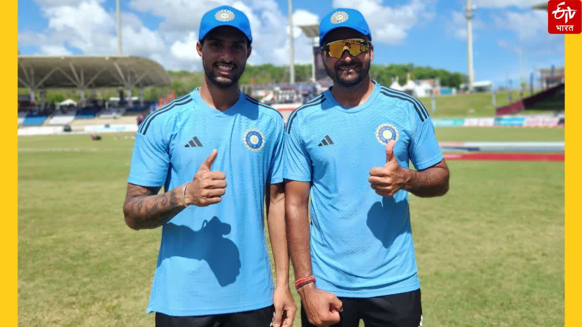 Tilak Verma and Mukesh Kumar T20I Debut