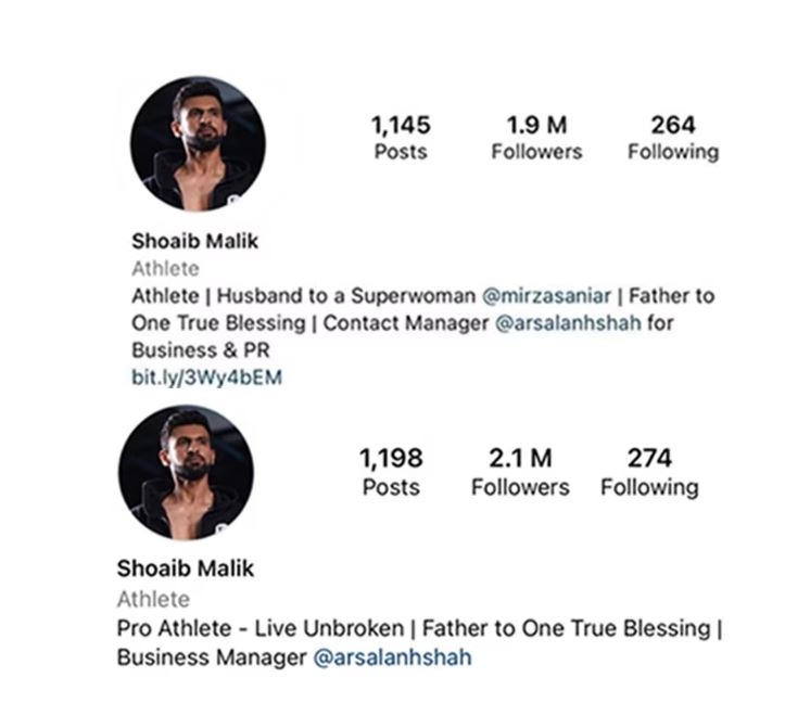 Shoaib Instagram Bio