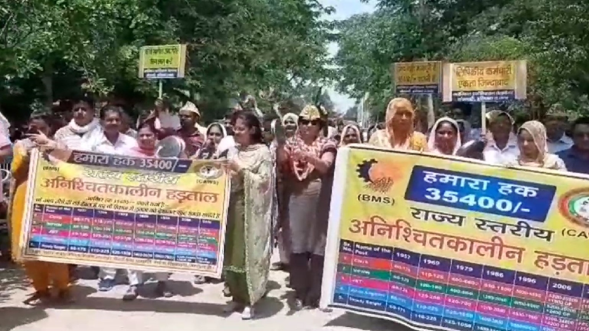 fatehabad employees strike