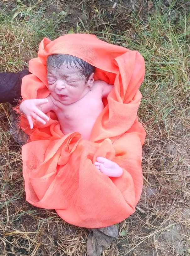 Newborn Baby Girl Found in Field in Kangra.
