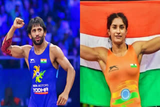 Vinesh Phogat Bajrang Punia returns to India before WFI elections