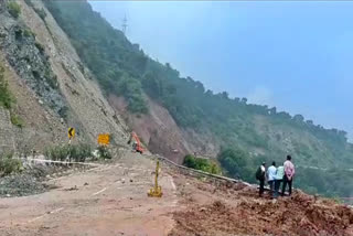 Landslide In Himachal, Chandigarh Shimla Highway