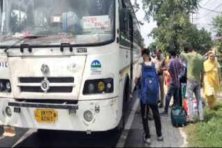 fire in doiwala bus