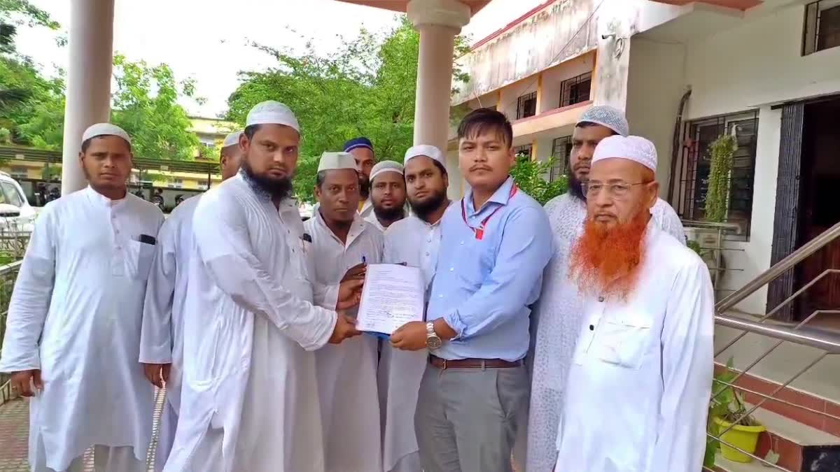 titabor muslim society sent Memorandum to the assam CM demanding the upholding of the Muslim Marriage and Divorce Act 1935