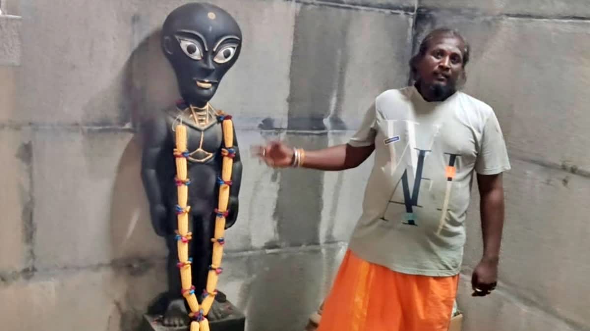 The man from Tamilnadu who built a temple for an alien in Salem