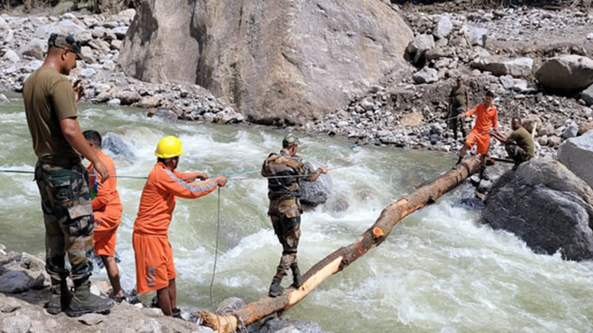 Himachal Pradesh witnessed intensified rescue operations by the Indian Army, NDRF, CISF, and others following catastrophic floods. Roads and infrastructure were severely impacted with over 45 people missing and significant property damage reported. The army has established medical camps, constructed bridges, and distributed essential supplies as search operations continue in the flood-affected areas.