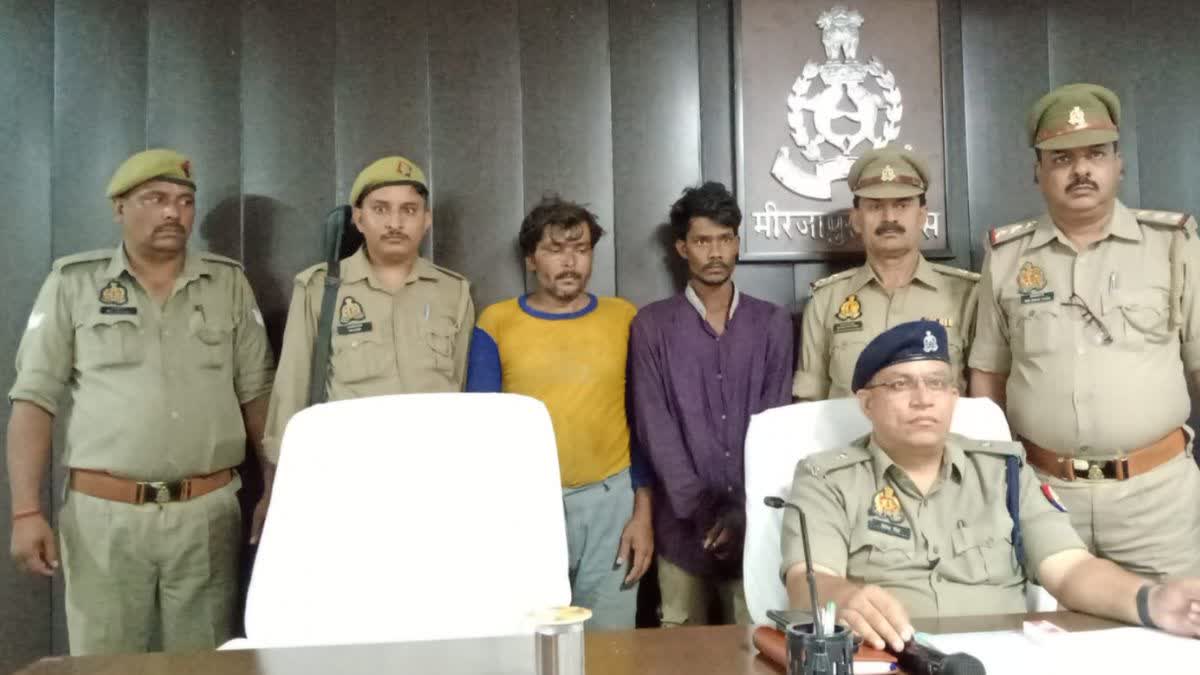 मिर्जापुर में जल निगम की पाइप चोरी करने वाले चोर चढ़े पुलिस के हत्थे